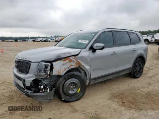 2022 Kia Telluride SX z VIN 5XYP5DHC9NG289323, wystawiony jako Copart lot #59310965 z przebiegiem 50 923 mil mil oraz Szkoda całkowita • Salvage title. Historia ofert i sprzedaży dostępna na DreamBid. Obrazek 1.