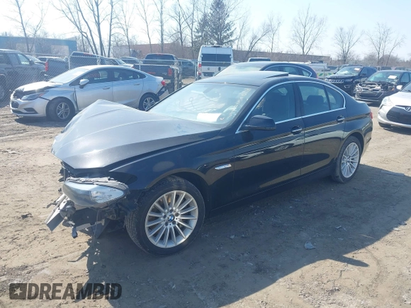 2013 BMW 5 Series 535i xDrive with VIN WBAFU7C59DDU71560, listed as a IAAI auction lot 41768025 with 155,095 mi miles and . Bid and sale history available at carsss.com. Image 2.