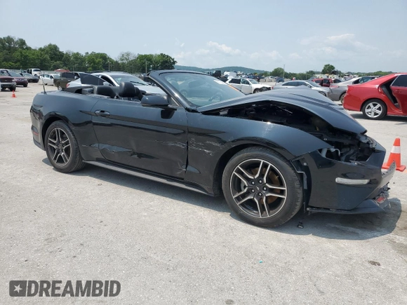 2018 Ford Mustang EcoBoost Premium with VIN 1FATP8UH9J5132529, listed as a Copart auction lot 60113095 with 109,405 mi miles and Salvage title. Bid and sale history available at DreamBid. Image 4.