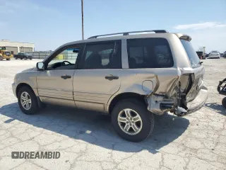 2003 Honda Pilot EX z VIN 2HKYF18603H587095, wystawiony jako Copart lot #53886125 z przebiegiem 188 388 mil mil oraz Szkoda całkowita • Salvage title. Historia ofert i sprzedaży dostępna na DreamBid. Obrazek 2.