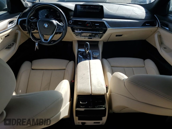 2020 BMW 5 Series 530e with VIN WBAJA9C08LCD44034, listed as a Copart auction lot 63664454 with 97,595 mi miles and Salvage Title. Bid and sale history available at DreamBid. Image 8.