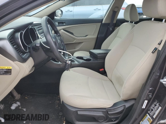 2015 Kia Optima LX with VIN 5XXGM4A76FG432993, listed as a Copart auction lot 45934855 with 206,204 mi miles and Salvage title. Bid and sale history available at DreamBid. Image 7.