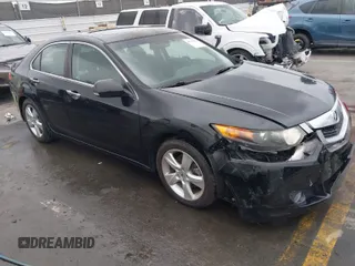 2010 Acura TSX with VIN JH4CU2F6XAC015242, listed as a IAAI auction lot 41735075 with 55,417 mi miles. Bid and sale history available at carsss.com. Image 1.