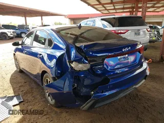 2023 Kia Forte LXS with VIN 3KPF24AD6PE599856, listed as a IAAI auction lot 41783981 with 44,786 mi miles. Bid and sale history available at carsss.com. Image 3.