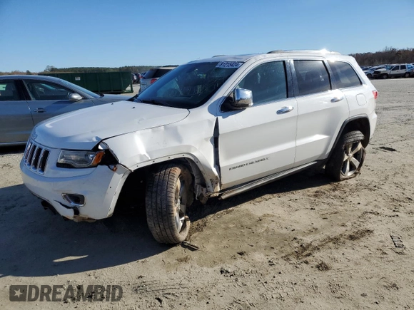 2014 Jeep Grand Cherokee Limited with VIN 1C4RJEBT4EC353517, listed as a Copart auction lot 81215424 with 177,098 mi miles and Salvage Title. Bid and sale history available at DreamBid. Image 1.