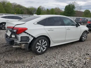 2024 Honda Civic Sedan EX with VIN 2HGFE1F73RH337701, listed as a Copart auction lot 51667985 with 3,180 mi miles and Salvage Title. Bid and sale history available at carsss.com. Image 3.