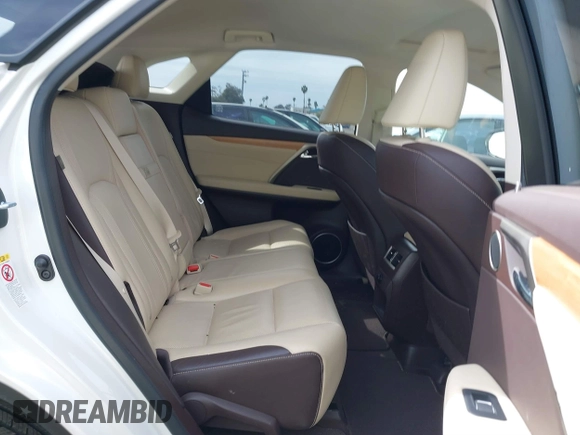 2017 Lexus RX with VIN JTJBZMCA1H2015937, listed as a IAAI auction lot 41735167 with 47,410 mi miles. Bid and sale history available at carsss.com. Image 8.