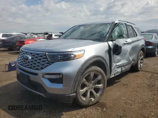 2020 Ford Explorer Platinum z VIN 1FM5K8HC6LGA35713, wystawiony jako Copart lot #54170385 z przebiegiem 60 105 mil mil oraz Szkoda całkowita • Salvage title. Historia ofert i sprzedaży dostępna na DreamBid. Obrazek 1.