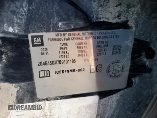 2011 Buick Regal CXL Turbo TO7 с VIN 2G4G15GV7B9191186, выставлен на аукционе Copart как лот 88681175 с пробегом 198 180 миль миль и Списание • Salvage title. История ставок и продаж доступна на DreamBid. Изображение 14.