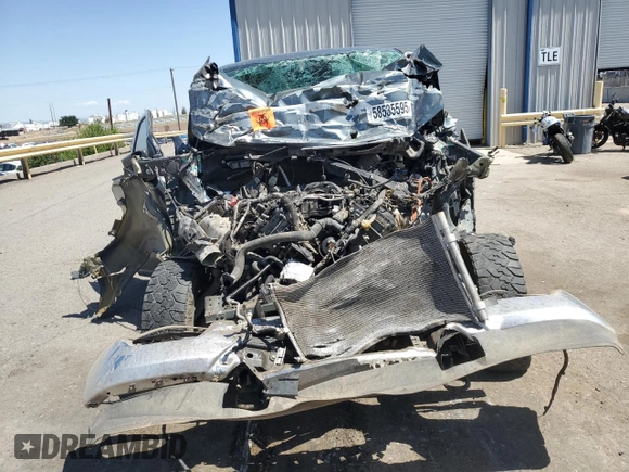 2021 Ford F-150 XL with VIN 1FTFX1E56MKE66445, listed as a Copart auction lot 58535595 with Not provided miles and Salvage title. Bid and sale history available at DreamBid. Image 5.