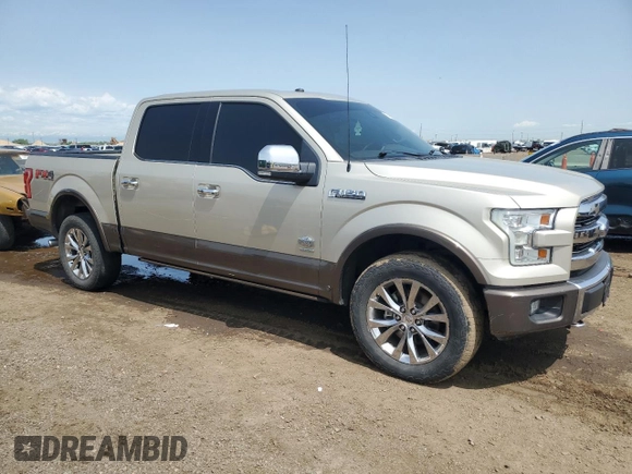 2017 Ford F-150 XL with VIN 1FTEW1EG3HFC88167, listed as a Copart auction lot 57995745 with Not provided miles and Salvage title. Bid and sale history available at DreamBid. Image 4.