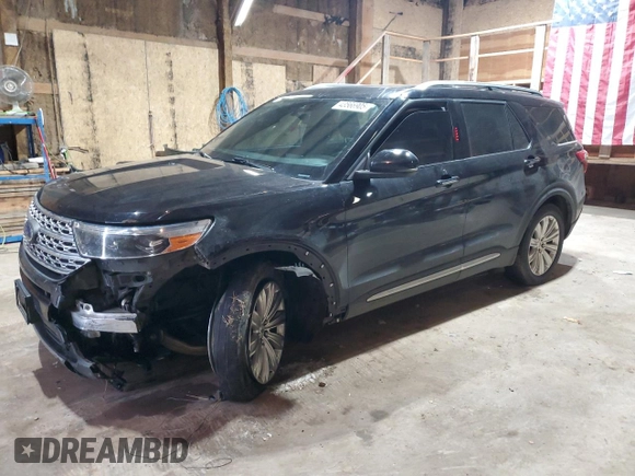 2020 Ford Explorer Limited with VIN 1FMSK8FH2LGB53663, listed as a Copart auction lot 43566905 with 72,226 mi miles and Salvage Title. Bid and sale history available at carsss.com. Image 1.