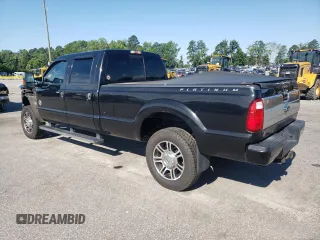 2015 Ford F-350 Platinum z VIN 1FT8W3BTXFEA30693, wystawiony jako Copart lot #61465335 z przebiegiem 296 574 mil mil oraz Szkoda całkowita • Salvage title. Historia ofert i sprzedaży dostępna na DreamBid. Obrazek 2.