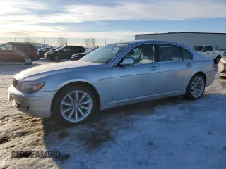 2007 BMW 7 Series 750Li with VIN WBAHN83567DT66216, listed as a Copart auction lot 84021314 with 183,302 mi miles and Clean Title. Bid and sale history available at carsss.com. Image 1.