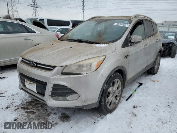 2016 Ford Escape Titanium with VIN 1FMCU9JX8GUA43002, listed as a Copart auction lot 45362695 with 96,325 mi miles and Clean Title. Bid and sale history available at carsss.com. Image 1.
