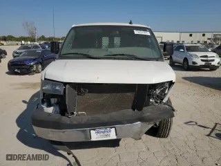 2021 GMC Savana Cargo Van with VIN 1GTW7AF78M1309120, listed as a Copart auction lot 75251504 with 50,653 mi miles and Salvage Title. Bid and sale history available at carsss.com. Image 5.