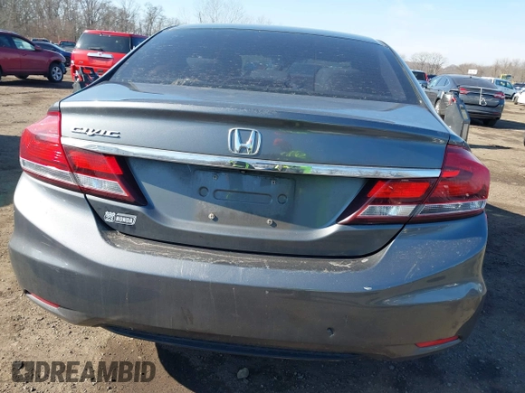 2013 Honda Civic LX with VIN 19XFB2F51DE012870, listed as a IAAI auction lot 41602499 with 120,001 mi miles and . Bid and sale history available at DreamBid. Image 17.
