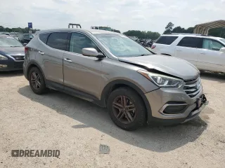 2017 Hyundai Santa Fe 2.4L with VIN 5NMZT3LB1HH010884, listed as a Copart auction lot 59098695 with 81,331 mi miles and Salvage title. Bid and sale history available at DreamBid. Image 4.