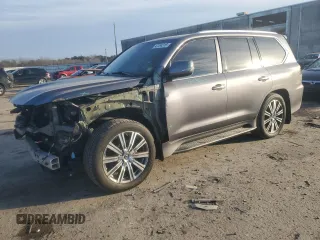 2018 Lexus LX with VIN JTJHY7AX4J4260540, listed as a Copart auction lot 42394315 with 63,202 mi miles and Salvage Title. Bid and sale history available at carsss.com. Image 1.