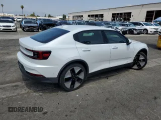 2023 Polestar 2 with VIN YSMED3KA1PL131968, listed as a Copart auction lot 54923765 with 60,836 mi miles and Clean Title. Bid and sale history available at DreamBid. Image 3.