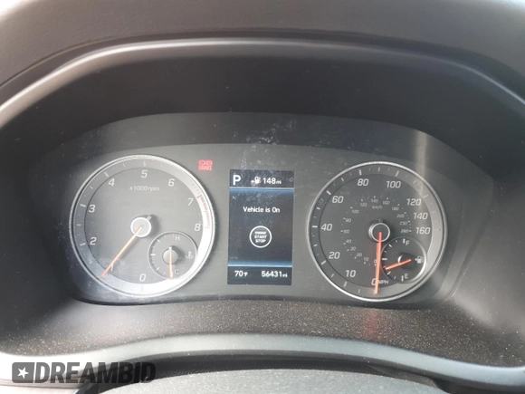 2018 Hyundai Sonata SEL z VIN 5NPE34AF1JH707992, wystawiony jako Copart lot #55262005 z przebiegiem 56 431 mil mil oraz Szkoda całkowita • Salvage title. Historia ofert i sprzedaży dostępna na DreamBid. Obrazek 9.