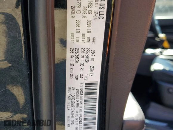 2015 Dodge Durango Citadel с VIN 1C4RDJEG1FC737626, выставлен на аукционе Copart как лот 88393435 с пробегом 191 705 миль миль и Списание • Salvage title. История ставок и продаж доступна на DreamBid. Изображение 14.