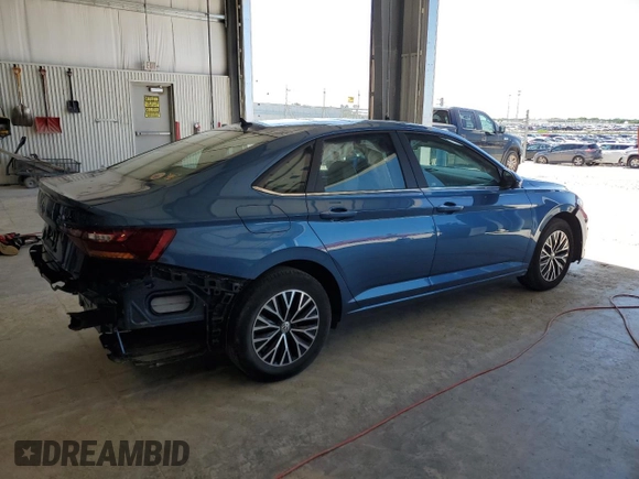 2019 Volkswagen Jetta S z VIN 3VWC57BU4KM209973, wystawiony jako Copart lot #62281525 z przebiegiem 46 927 mil mil oraz Czysty tytuł • Clean title. Historia ofert i sprzedaży dostępna na DreamBid. Obrazek 3.