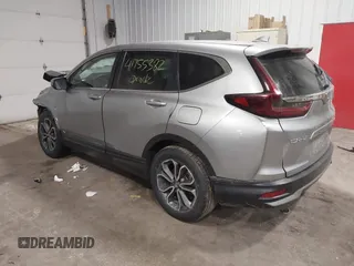 2021 Honda CR-V EX with VIN 2HKRW2H59MH645479, listed as a IAAI auction lot 41755382 with 148,420 mi miles. Bid and sale history available at carsss.com. Image 3.
