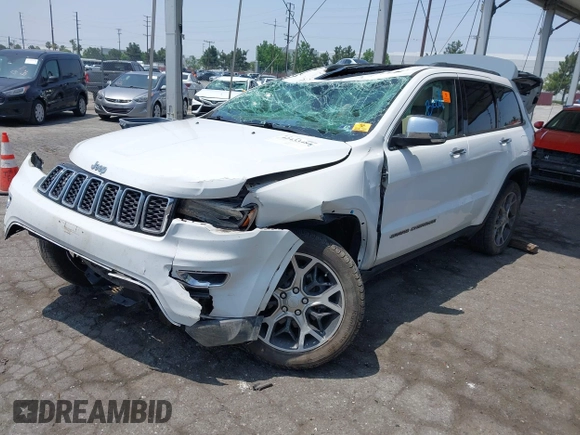 2019 Jeep Grand Cherokee Limited with VIN 1C4RJEBG7KC680959, listed as a IAAI auction lot 42433484 with 56,429 mi miles and . Bid and sale history available at DreamBid. Image 17.