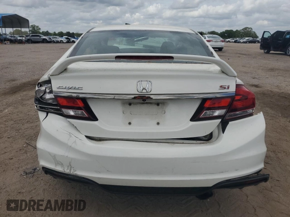 2015 Honda Civic Sedan Si with VIN 2HGFB6E51FH704161, listed as a Copart auction lot 51771305 with 184,558 mi miles and Non Repairable. Bid and sale history available at carsss.com. Image 6.