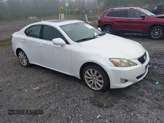 2008 Lexus IS 250 with VIN JTHCK262185021125, listed as a IAAI auction lot 42116078 with 161,617 mi miles. Bid and sale history available at carsss.com. Image 1.