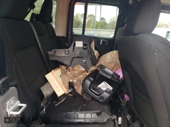 2022 Jeep Wrangler Unlimited Willys with VIN 1C4HJXDN2NW251007, listed as a Copart auction lot 44691165 with Not Provided miles and Salvage Title. Bid and sale history available at DreamBid. Image 10.