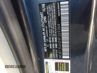 2009 Mercedes-Benz CLK 3.5L with VIN WDBTJ56H39F269364, listed as a Copart auction lot 48144745 with 99,139 mi miles and Salvage Title. Bid and sale history available at carsss.com. Image 12.