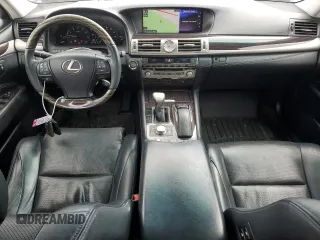 2017 Lexus LS 460 with VIN JTHCL5EF9H5028312, listed as a Copart auction lot 50849665 with 67,661 mi miles and Salvage title. Bid and sale history available at DreamBid. Image 8.