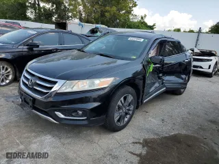 2015 Honda Crosstour EX-L with VIN 5J6TF2H51FL003160, listed as a Copart auction lot 63223994 with 166,055 mi miles and Salvage Title. Bid and sale history available at carsss.com. Image 1.