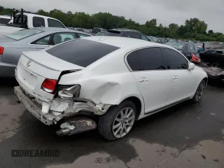 2007 Lexus GS 350 with VIN JTHCE96S270011327, listed as a Copart auction lot 66776164 with 187,856 mi miles and Salvage Title. Bid and sale history available at carsss.com. Image 3.