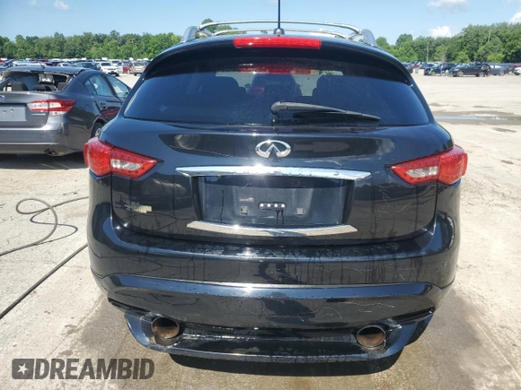 2011 Infiniti FX with VIN JN8AS1MW1BM732530, listed as a Copart auction lot 62831625 with 172,140 mi miles and Salvage title. Bid and sale history available at DreamBid. Image 6.