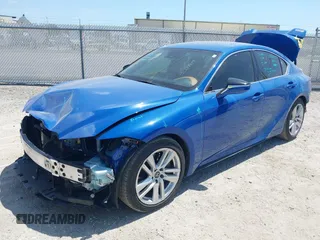 2021 Lexus IS 300 with VIN JTHAA1D20M5115188, listed as a IAAI auction lot 42171919 with 42,965 mi miles and . Bid and sale history available at DreamBid. Image 22.
