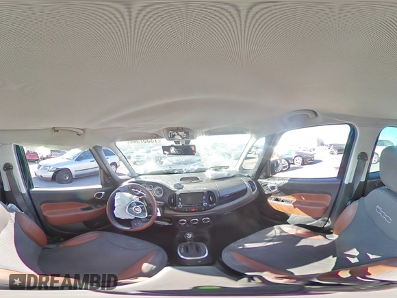 2014 FIAT 500L Trekking with VIN ZFBCFADH5EZ014449, listed as a Copart auction lot 73357544 with 69,471 mi miles and Salvage Title. Bid and sale history available at carsss.com. Image 13.