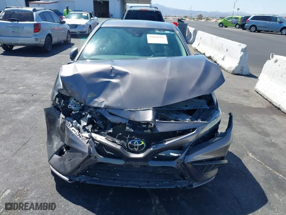 2021 Toyota Camry SE Nightshade with VIN 4T1G11AK3MU591078, listed as a IAAI auction lot 42018767 with 96,814 mi miles. Bid and sale history available at carsss.com. Image 12.