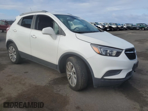 2020 Buick Encore Preferred with VIN KL4CJASB8LB352485, listed as a Copart auction lot 45607845 with 19,615 mi miles and Salvage Title. Bid and sale history available at DreamBid. Image 4.