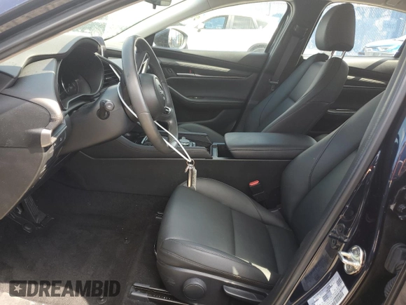 2024 Mazda 3 S Select Sport with VIN 3MZBPABM4RM420488, listed as a Copart auction lot 55790045 with 12,880 mi miles and Salvage Title. Bid and sale history available at DreamBid. Image 7.