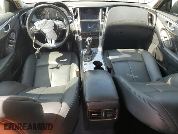 2020 Infiniti Q50 Luxe z VIN JN1EV7AP2LM203614, wystawiony jako Copart lot #57346785 z przebiegiem 62 659 mil mil oraz Nie do naprawy • Non repairable. Historia ofert i sprzedaży dostępna na DreamBid. Obrazek 8.