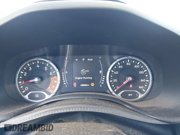 2020 Jeep Renegade Sport with VIN ZACNJAAB7LPL12899, listed as a IAAI auction lot 41227832 with 46,698 mi miles and . Bid and sale history available at carsss.com. Image 7.