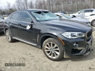 2017 BMW X6 xDrive35i with VIN 5UXKU2C35H0U29823, listed as a Copart auction lot 46106815 with 112,258 mi miles and Salvage Title. Bid and sale history available at carsss.com. Image 4.