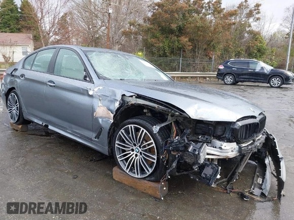 2018 BMW 5 Series 540i xDrive with VIN WBAJE7C52JWC57407, listed as a IAAI auction lot 41805890 with 112,151 mi miles and . Bid and sale history available at DreamBid. Image 1.