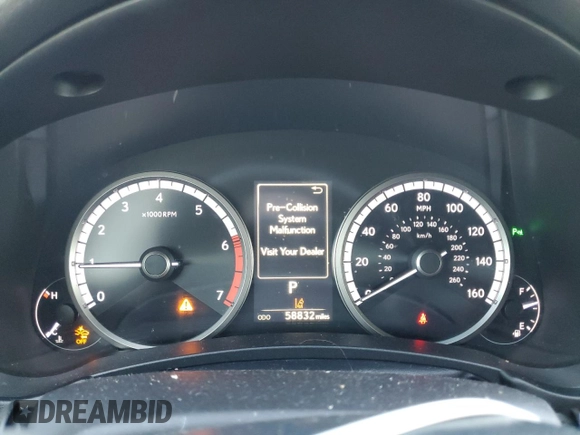 2018 Lexus NX with VIN JTJYARBZ4J2085850, listed as a Copart auction lot 46632265 with 58,832 mi miles and Salvage Title. Bid and sale history available at carsss.com. Image 9.