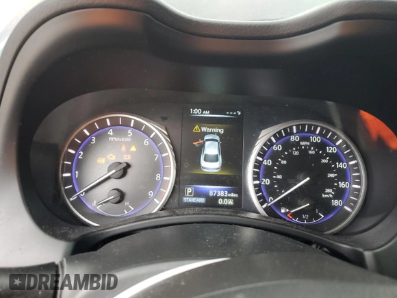 2017 Infiniti Q50 Premium with VIN JN1EV7AR0HM838405, listed as a Copart auction lot 47874455 with 87,383 mi miles and Clean title. Bid and sale history available at DreamBid. Image 9.