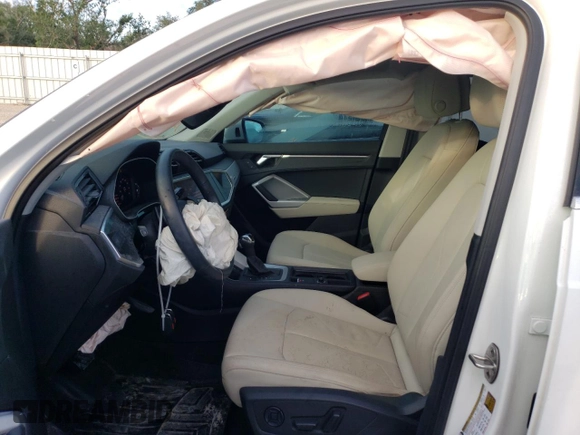 2021 Audi Q3 S line Premium with VIN WA1DECF37M1057375, listed as a Copart auction lot 70383672 with 17,095 mi miles. Bid and sale history available at carsss.com. Image 7.