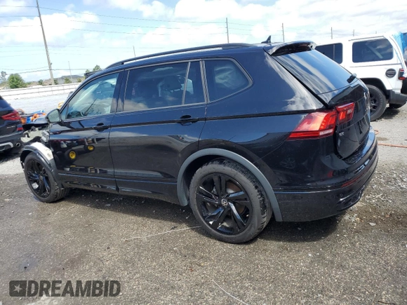 2024 Volkswagen Tiguan SE R-Line Black with VIN 3VVCB7AX3RM070602, listed as a Copart auction lot 51144845 with 10,008 mi miles and Non repairable. Bid and sale history available at DreamBid. Image 2.